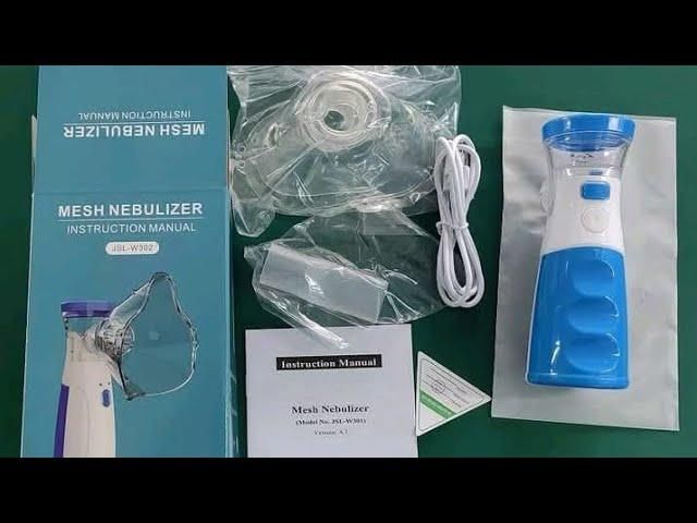 Mini Handheld Nebulizer for Kids & Adults – USB Rechargeable, Ultra Silent Breathing Relief Machine