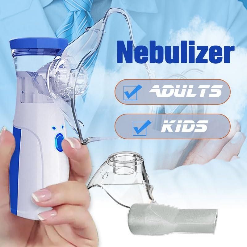 Mini Handheld Nebulizer for Kids & Adults – USB Rechargeable, Ultra Silent Breathing Relief Machine