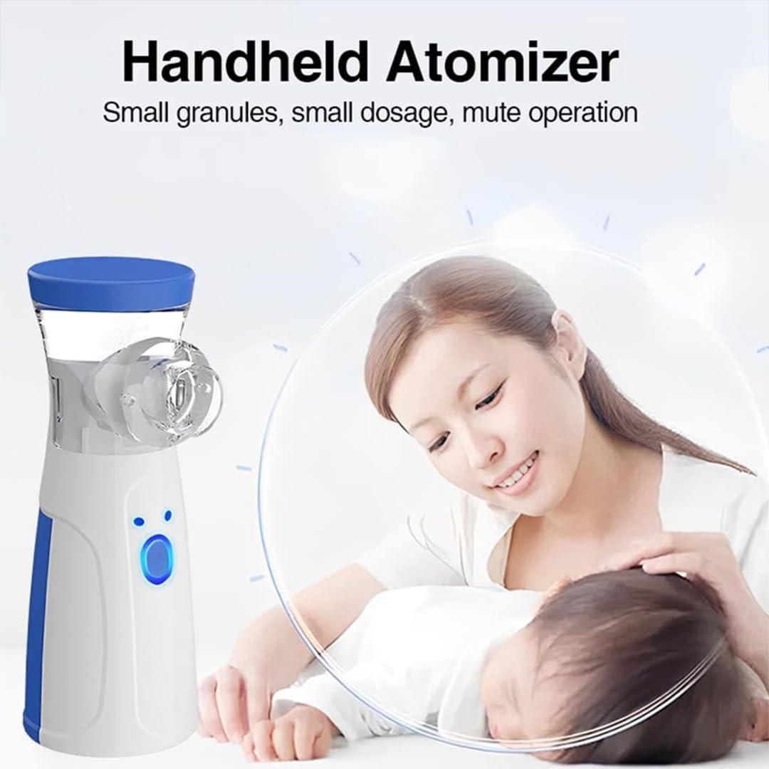 Mini Handheld Nebulizer for Kids & Adults – USB Rechargeable, Ultra Silent Breathing Relief Machine