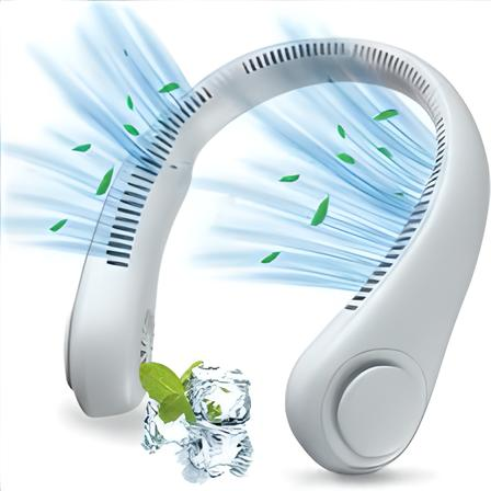 Portable Bladeless Hanging Rechargeable Neck Fan